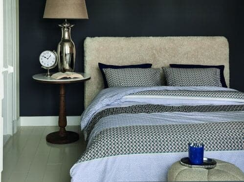 Rivièra Maison Rivièra Maison Dekbedovertrek Lawrence Blauwgrijs 200x200/220 cm