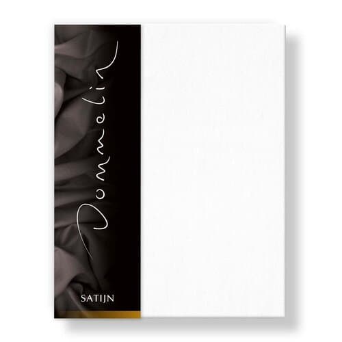 Dommelin Dommelin Hoeslaken Uni Satijn 300TC 510 Wit 160x220/30