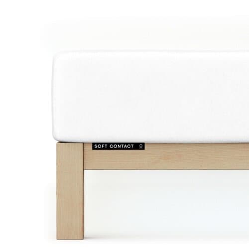 Schlafgut Schlafgut Soft Contact Jersey Flanel Hoeslaken M - 120x200 - 130x200 101 Full-White