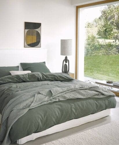 Marc O'Polo Marc O'Polo dekbedovertrek Senja green 240x220