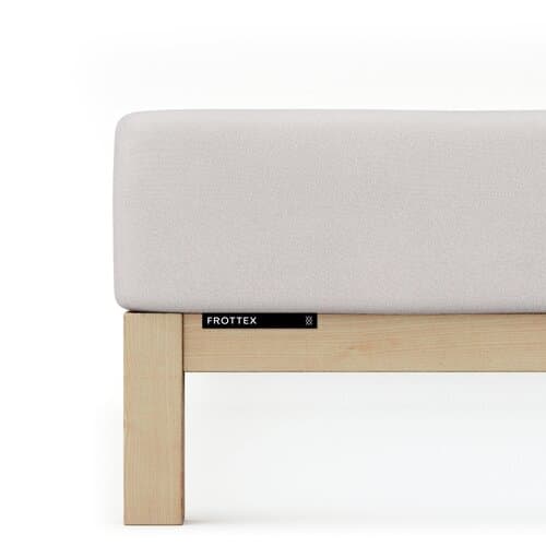 Schlafgut Schlafgut Badstof Hoeslaken L - 140x200 - 160x200 511 Grey Light