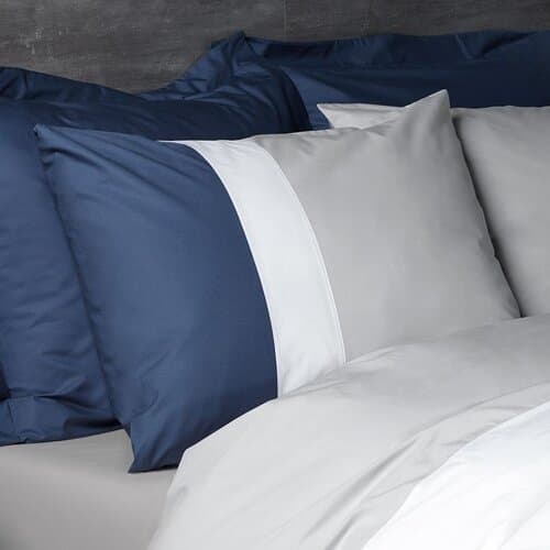 Dommelin Dommelin Dekbedovertrek Padua Percal 200TC Zilver 260x200/220 cm