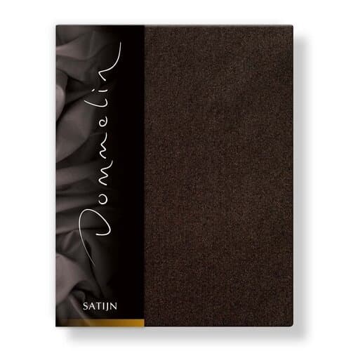 Dommelin Dommelin Hoeslaken Uni Satijn 300TC 575 Choco 140x200/30