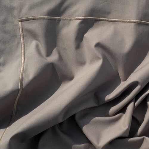 Dommelin Dommelin Dekbedovertrek Cortina Percal 200TC Taupe-Taupe 240x200/220 cm