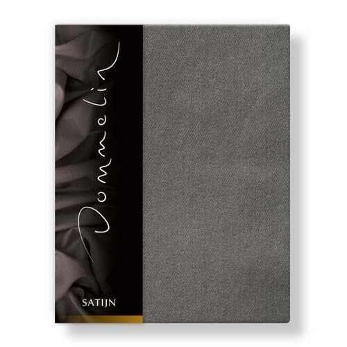 Dommelin Dommelin Hoeslaken Uni Satijn 300TC 554 Leisteengrijs 160x200/30