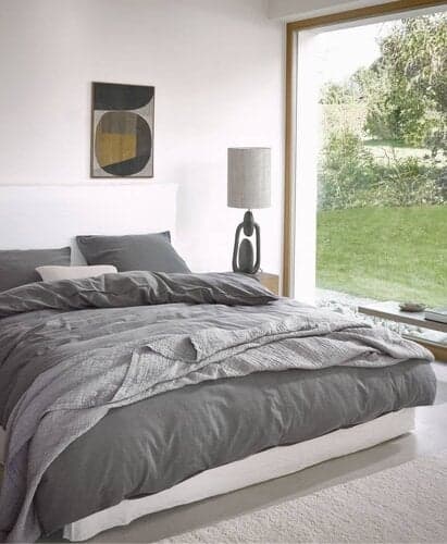 Marc O'Polo Marc O'Polo dekbedovertrek Senja stone 240x220