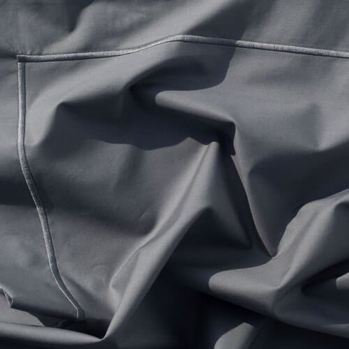 Dommelin Dommelin Dekbedovertrek Cortina Percal 200TC Olifantgrijs-Olifantgrijs 240x200/220 cm