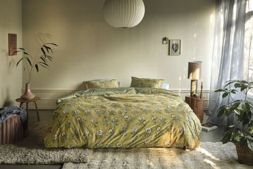 At Home by Beddinghouse At Home by BeddingHouse Bygone Olive Green 200x200/220 cm