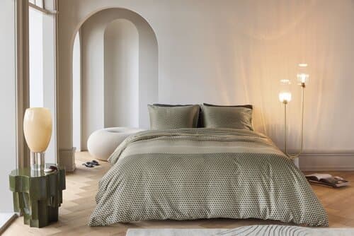 Kardol by Beddinghouse Kardol by Beddinghouse Dekbedovertrek Lofty Olive Green 200x200/220 cm