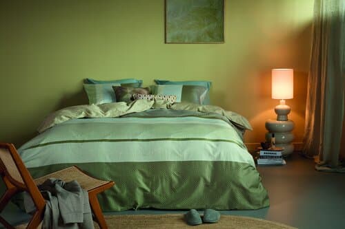 Beddinghouse Beddinghouse Dekbedovertrek Marthe Groen 240x200/220 cm