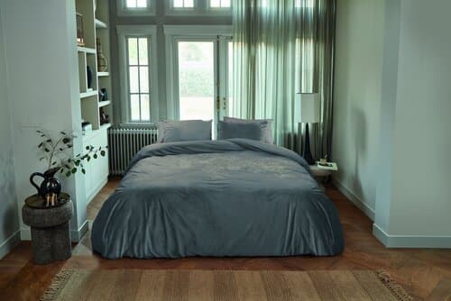 Beddinghouse Beddinghouse Dekbedovertrek Arya Grijs 240x200/220 cm