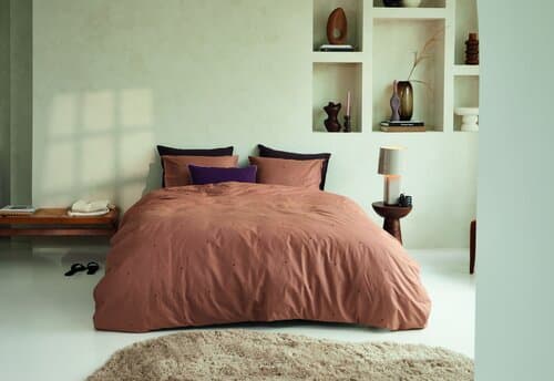Beddinghouse Beddinghouse Dekbedovertrek Monsoon Licht terra 200x200/220 cm