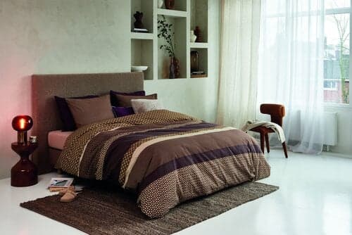 Beddinghouse Beddinghouse Dekbedovertrek Fera Bruin 240x200/220 cm