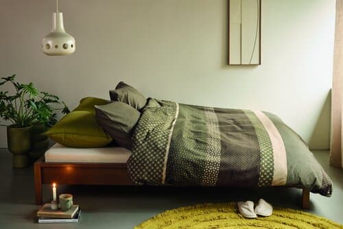 Beddinghouse Beddinghouse Dekbedovertrek Fera Groen 240x200/220 cm
