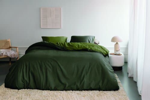 Beddinghouse Beddinghouse Dekbedovertrek Warm Groen 240x200/220 cm