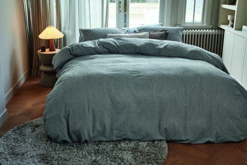 Beddinghouse Beddinghouse Dekbedovertrek Ivan Zwart 200x200/220 cm