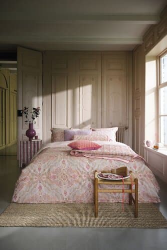 Pip Studio Pip Studio Dekbedovertrek Moon Flower Licht roze 200x200/220 cm