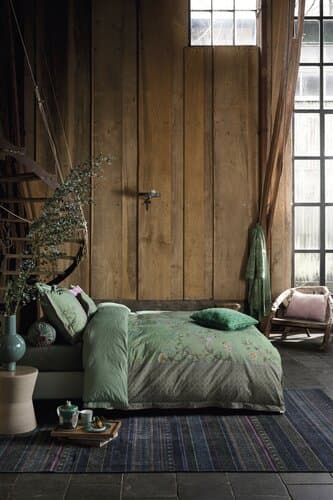 Pip Studio Pip Studio Dekbedovertrek Bustani Groen 200x200/220 cm