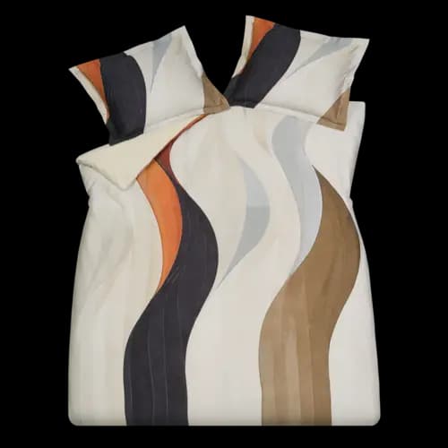 Vandyck Vandyck Curva dekbedovertrek 200x200/220 Cream Tan