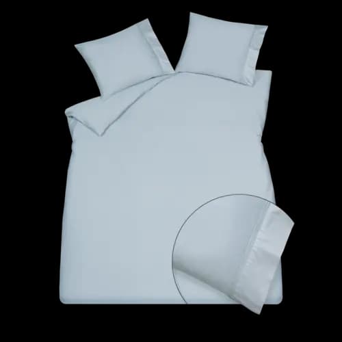 Vandyck Vandyck Purity 87 Uni Satin dekbedovertrek 200x200/220 Dusty Blue