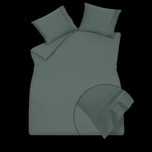 Vandyck Vandyck Purity 87 Uni Satin dekbedovertrek 240x200/220 Dark Green