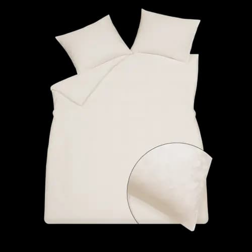 Vandyck Vandyck Purity Ravenna dekbedovertrek 200x200/220 Cream Tan