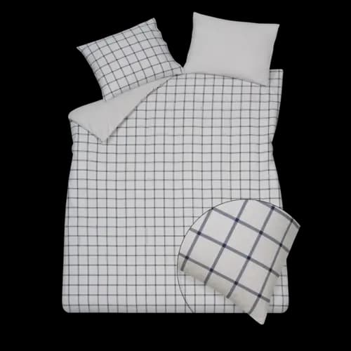 Vandyck Vandyck Flanel Dundee dekbedovertrek 240x200/220 Blue Ink