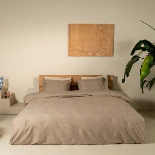 Kayori Kayori Susa Dekbedovertrek Flanel 200x200/220 Mokka