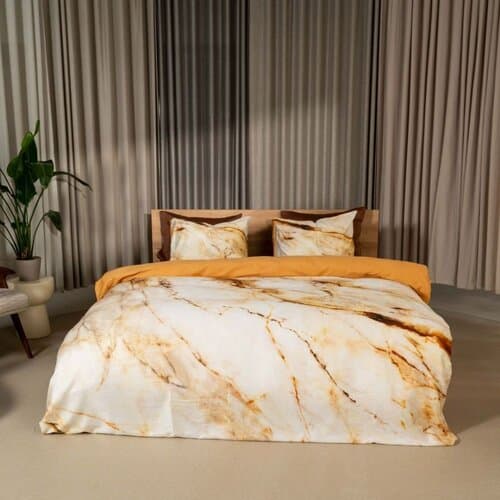 Kayori Kayori Sayana Dekbedovertrek Katoensatijn 240x200/220 Goud