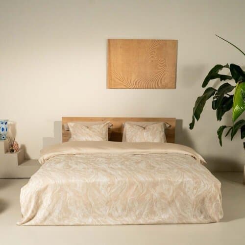 Kayori Kayori Nachi Dekbedovertrek Katoen/Tencel 240x200/220 Naturel