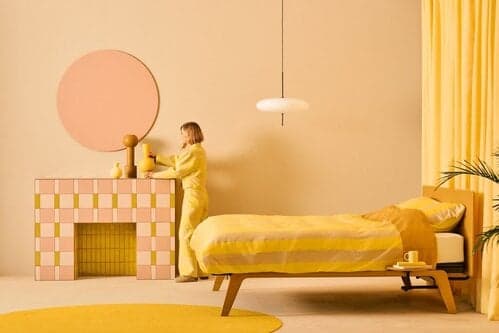 Auping Auping Teklan dekbedovertrek 240x200/220 Sunny Yellow