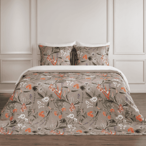 Dommelin Dommelin Dekbedovertrekset Silvestre Satijn 400tc Taupe 240x200/220 cm