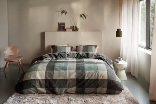 Beddinghouse Beddinghouse Dario dekbedovertrek 240x200/220 Groen