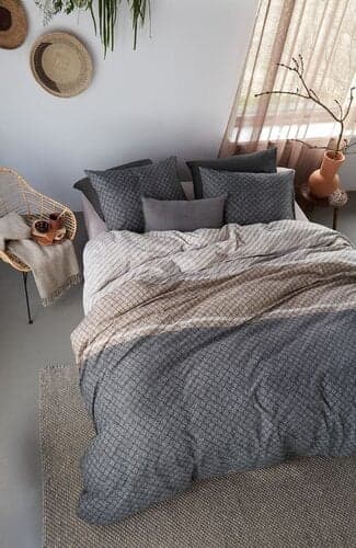 Beddinghouse Beddinghouse Naomi dekbedovertrek 240x200/220 Antraciet