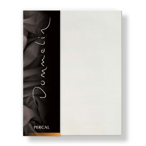 Dommelin Dommelin Split Topper Hoeslaken Uni Percal 200TC 528 Ecru 160x210/9 S90