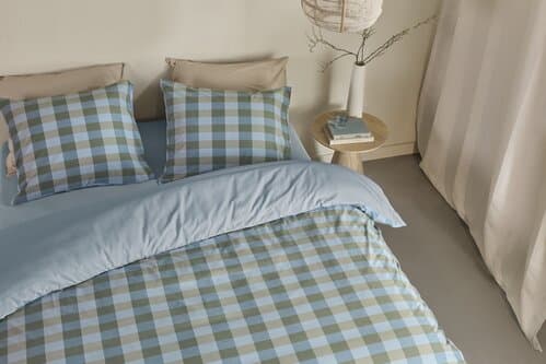 Beddinghouse Beddinghouse Dekbedovertrek Marre Blauw Groen 200x200/220 cm