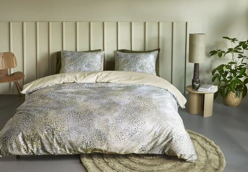 Beddinghouse Beddinghouse Dekbedovertrek Sia Groen 200x200/220 cm