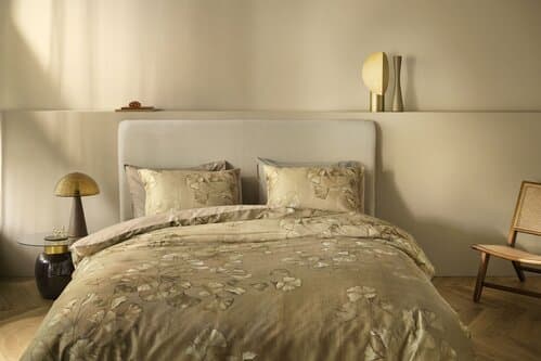 Beddinghouse Beddinghouse Dekbedovertrek Ainesh Goud 200x200/220 cm