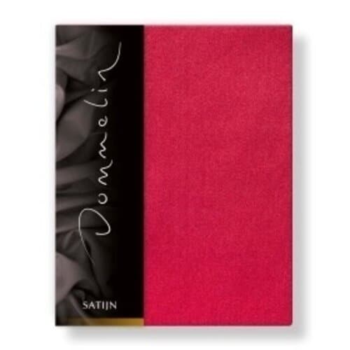 Dommelin Dommelin Hoeslaken Uni Satijn 300TC 579 Cherry 140x200/30