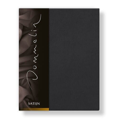 Dommelin Dommelin Hoeslaken Uni Satijn 300TC 556 Steenkool 140x200/30