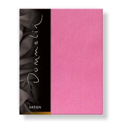 Dommelin Dommelin Hoeslaken Uni Satijn 300TC 578 Fuchsia 180x200/30