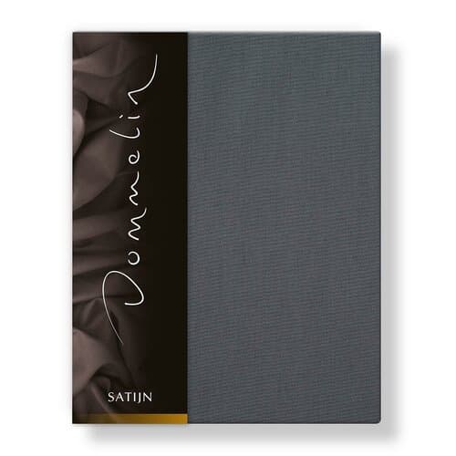 Dommelin Dommelin Hoeslaken Uni Satijn 300TC 555 Olifantgrijs 160x220/30