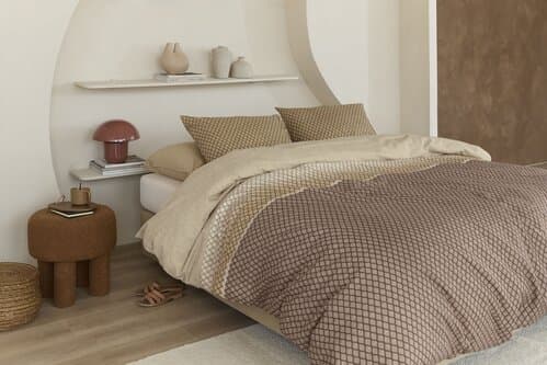 Beddinghouse Beddinghouse Dekbedovertrek Riven Naturel 240x200/220 cm