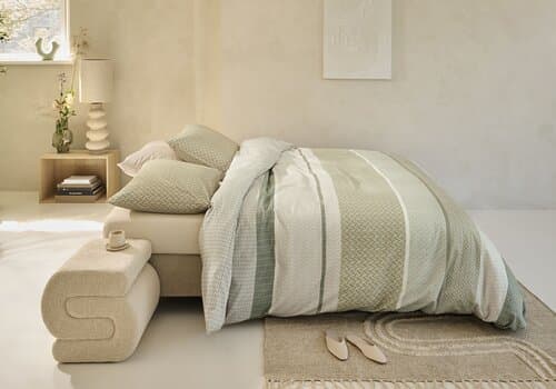 Beddinghouse Beddinghouse Dekbedovertrek Hilde Grey Green 260x200/220 cm