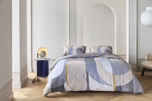 Kardol by Beddinghouse Kardol by Beddinghouse Dekbedovertrek Archi Blauwgrijs 260x200/220 cm