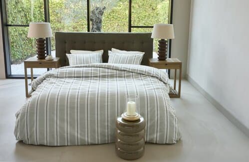 Rivièra Maison Rivièra Maison Dekbedovertrek Silvan Groen 260x200/220 cm