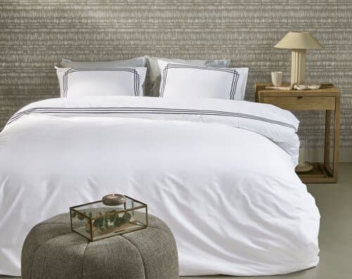 Rivièra Maison Rivièra Maison Dekbedovertrek Leandro Marineblauw 260x200/220 cm