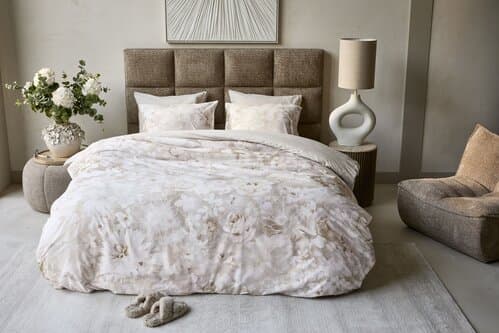 Rivièra Maison Rivièra Maison Dekbedovertrek Bella Naturel 260x200/220 cm