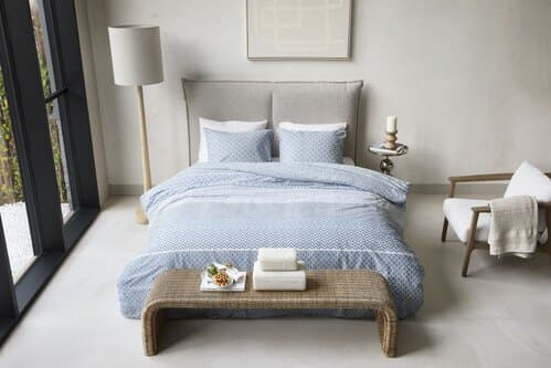 Rivièra Maison Rivièra Maison Dekbedovertrek Francesco Blauw 240x200/220 cm