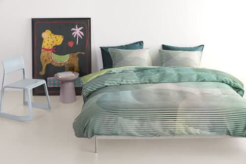 Dutch Design Beddinghouse Dutch Design Dekbedovertrek Lombard Street Groen 200x200/220 cm